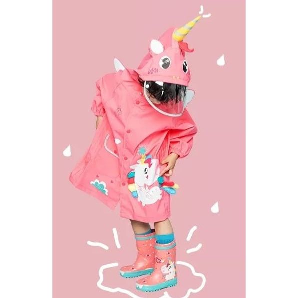 Ropa Gabardina para Lluvia Rainbow Unicorn