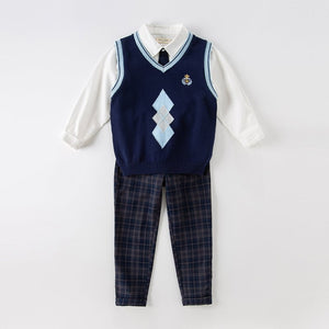 ROPA Set de 3 Piezas Blue Vest