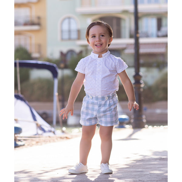 ROPA Set Niño Colección Vichy Blue