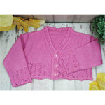 Suéter corto color Rosa