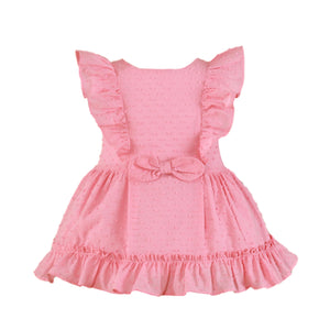 Ropa Vestido Bebé Rosa Ruffles