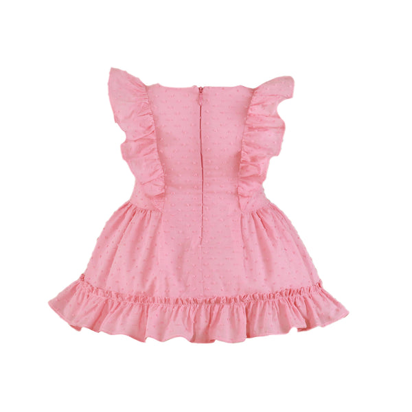 Ropa Vestido Bebé Rosa Ruffles