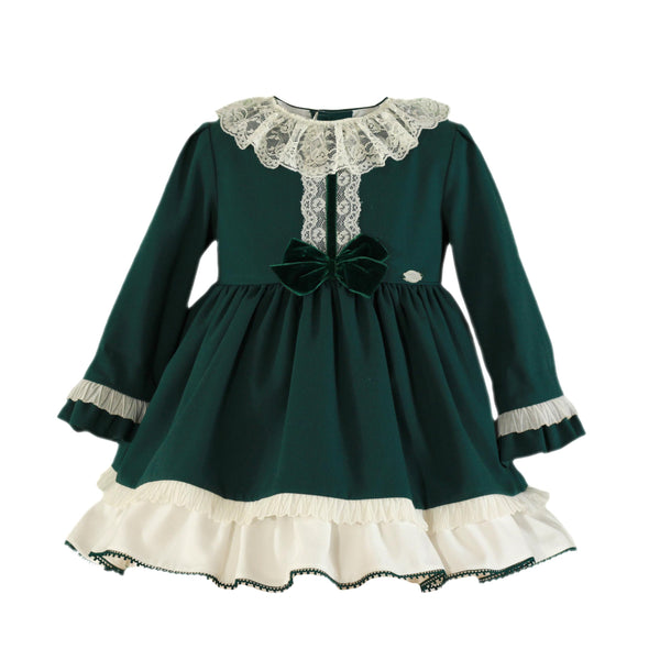 ROPA Vestido Infantil Green Elegance