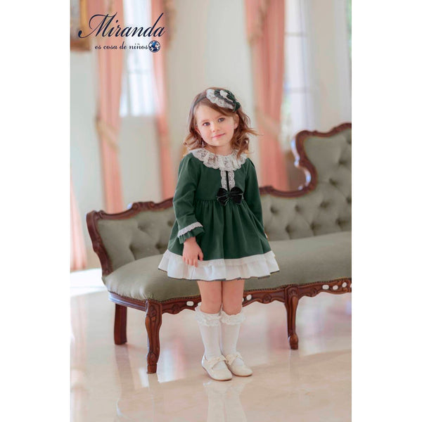 ROPA Vestido Infantil Green Elegance