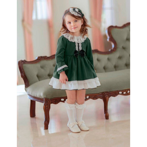 ROPA Vestido Infantil Green Elegance