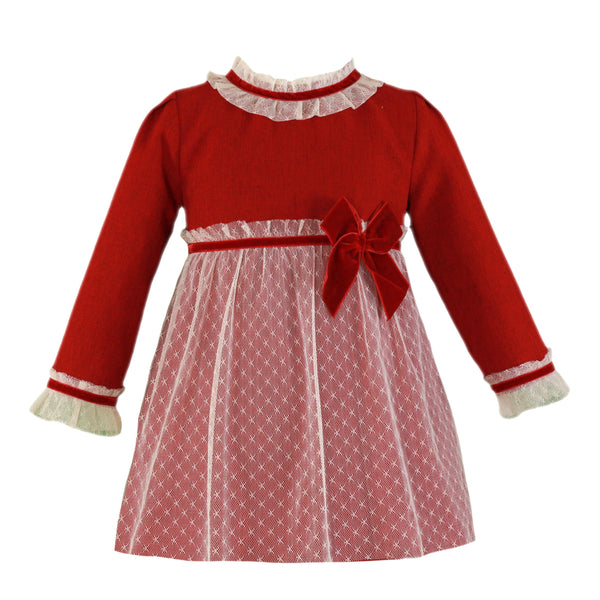 ROPA Vestido Infantil Red Christmas