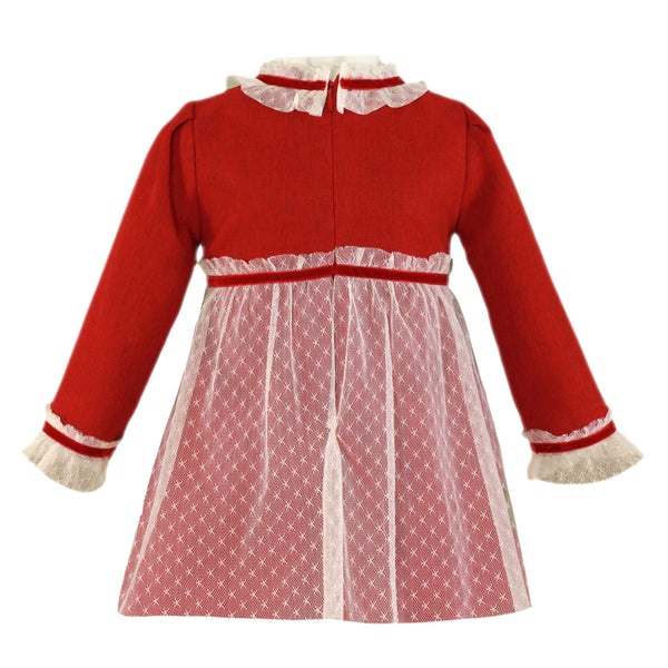 ROPA Vestido Infantil Red Christmas