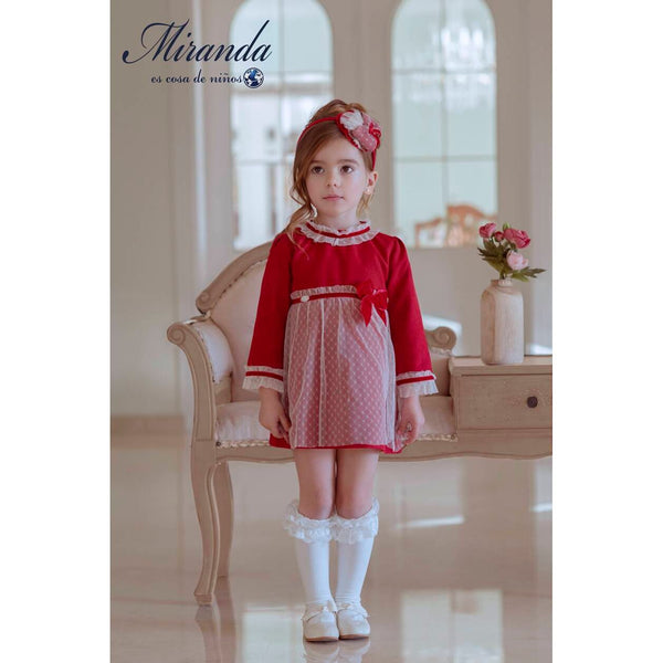 ROPA Vestido Infantil Red Christmas