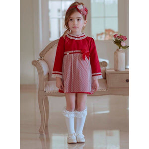 ROPA Vestido Infantil Red Christmas