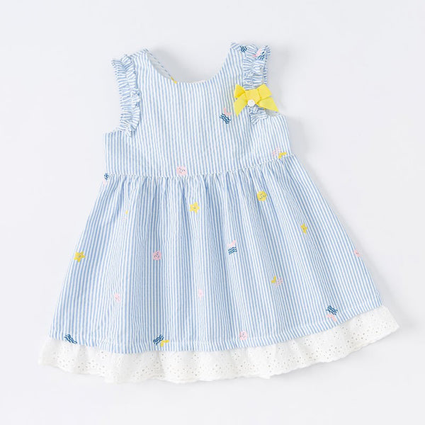 ROPA Vestido Yellow Bow