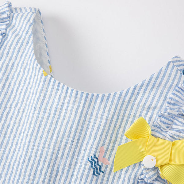 ROPA Vestido Yellow Bow